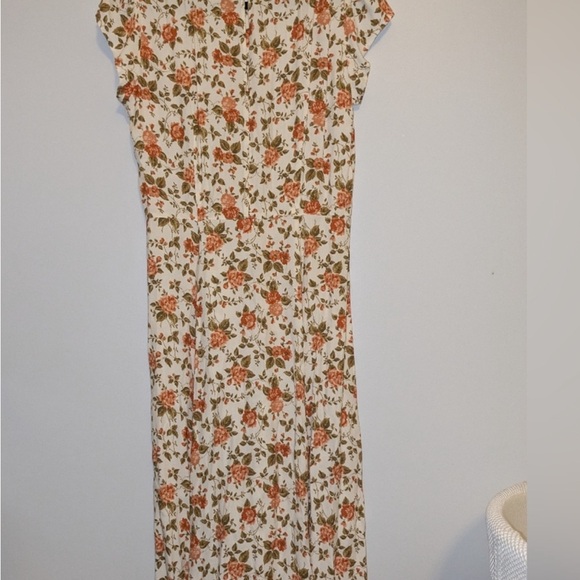 Reformation Fauna Floral-print Crepe Midi Dress In White Size 8 $228 - Picture 6 of 9